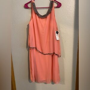 NWT SD Collection Coral Dress